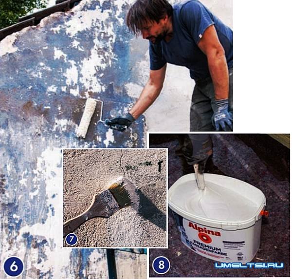 Ремонт фасада: подготовка к покраске, покраска Ремонт фасада: подготовка к покраске, покраска