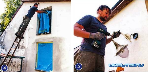 Ремонт фасада: подготовка к покраске, покраска Ремонт фасада: подготовка к покраске, покраска