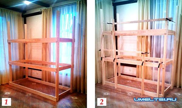 Детская трехэтажная кровать своими руками Детская трехэтажная кровать своими руками