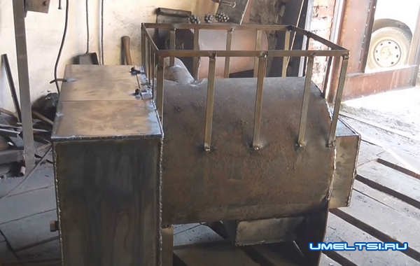 Строим печь для бани-ход работ