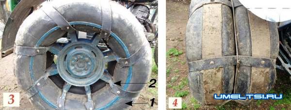 Самодельный снегоболотоход на базе мотоцикла Самодельный снегоболотоход на базе мотоцикла