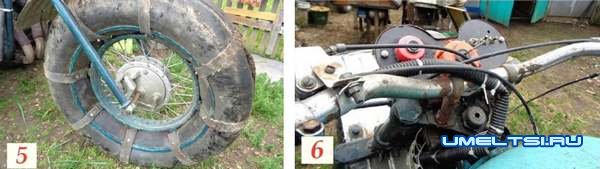 Самодельный снегоболотоход на базе мотоцикла Самодельный снегоболотоход на базе мотоцикла