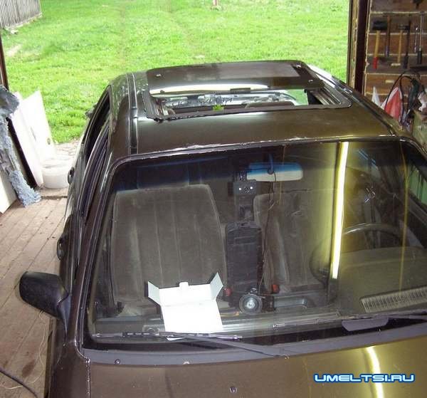 Самостоятельная установка люка на авто