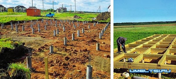 Виды фундаментов для частного дома