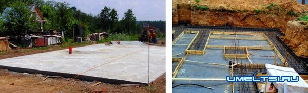 Виды фундаментов для частного дома