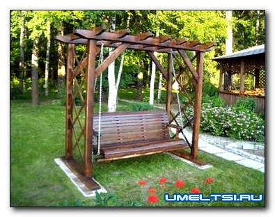 Как сделать перголу с качелей Как сделать перголу с качелей