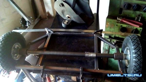 Садовая тележка с мотором своими руками Садовая тележка с мотором своими руками