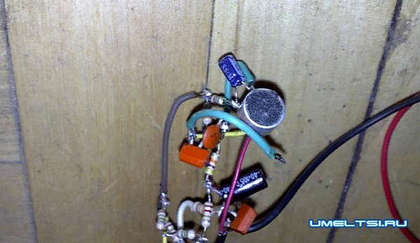 акустический выключатель света-схема акустический выключатель света-схема