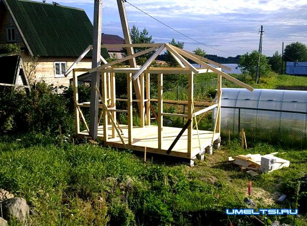 Как построить деревянную беседку Как построить деревянную беседку