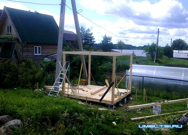 Как построить деревянную беседку Как построить деревянную беседку