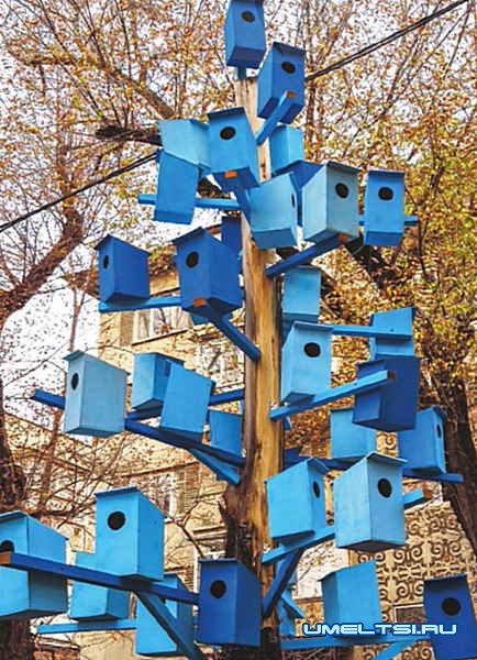 Оригинальный скворечник своими руками Оригинальный скворечник своими руками