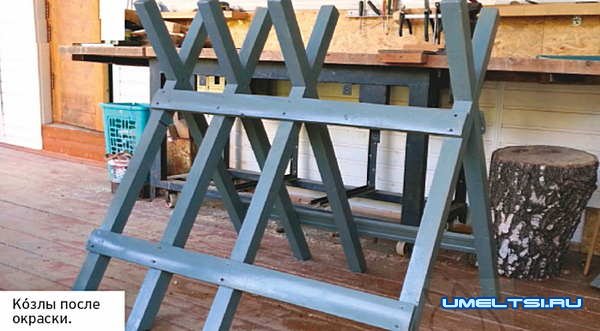 удобные козлы для распиловки дров удобные козлы для распиловки дров