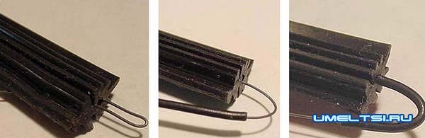 Изготовление щеток стеклоочистителя с подогревом