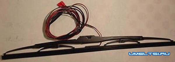 Изготовление щеток стеклоочистителя с подогревом