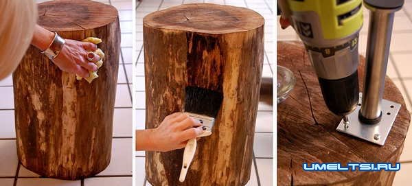 Невероятные стулья и табуреты из пней Невероятные стулья и табуреты из пней