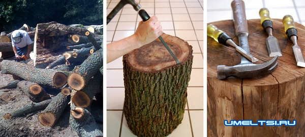 Невероятные стулья и табуреты из пней Невероятные стулья и табуреты из пней