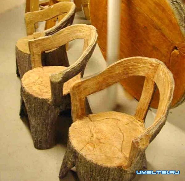 стулья и табуреты из пней стулья и табуреты из пней