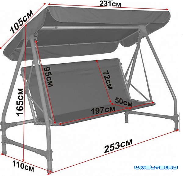 чертеж садовой качели чертеж садовой качели