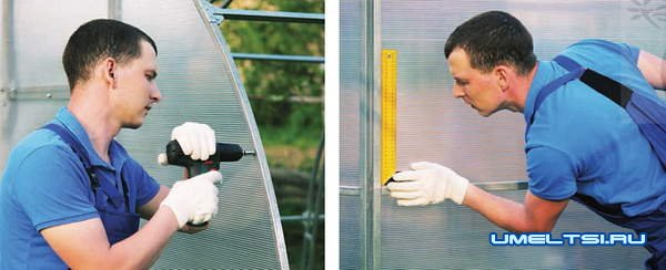 Теплица из поликарбоната пошагово Теплица из поликарбоната пошагово