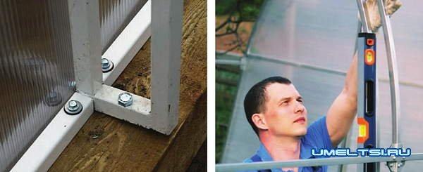 Теплица из поликарбоната пошагово Теплица из поликарбоната пошагово