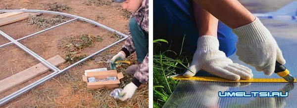 Теплица из поликарбоната пошагово Теплица из поликарбоната пошагово