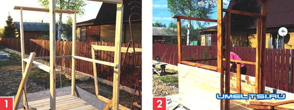 Строительство туалетного домика ход работ Строительство туалетного домика ход работ