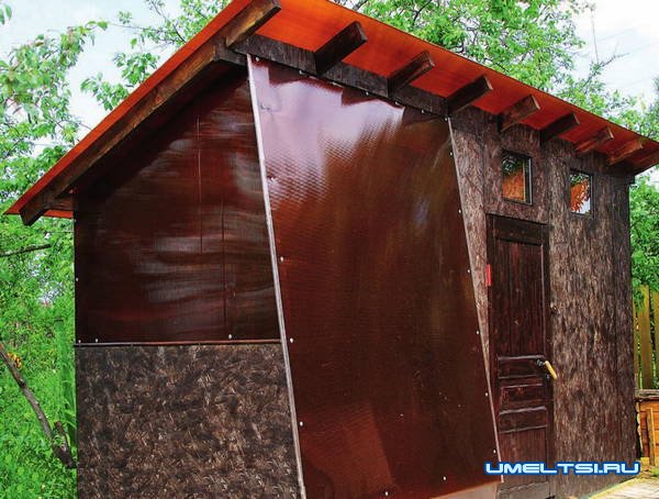 Строим пудр-клозет на даче