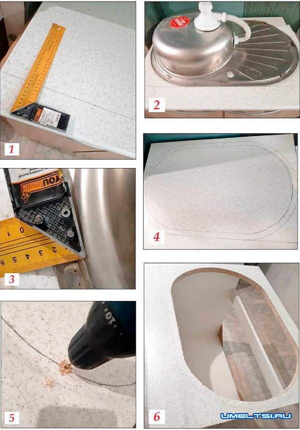 Как установить врезную мойку Как установить врезную мойку