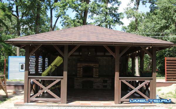Примеры беседок с барбекю: фото Примеры беседок с барбекю: фото