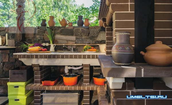 летняя кухня с барбекю: фото летняя кухня с барбекю: фото