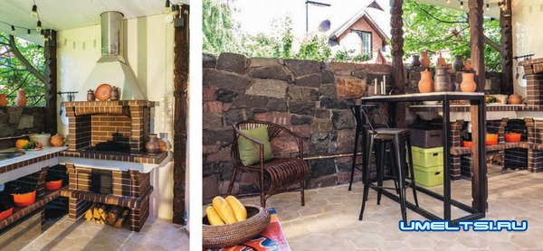 летняя кухня с барбекю: фото летняя кухня с барбекю: фото