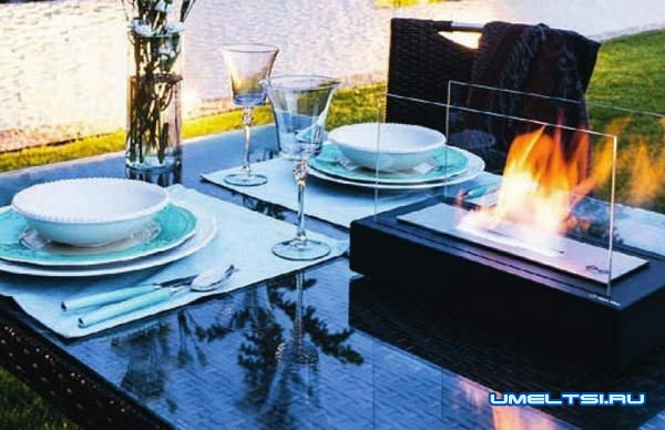 Обогреватели зоны отдыха на улице