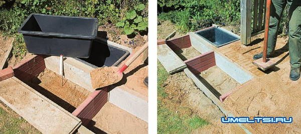 Мини пруд на даче Мини пруд на даче