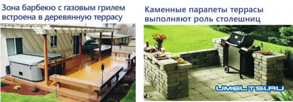 Варианты обустройства зоны барбекю на даче
