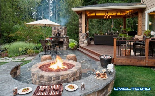 Зона барбекю (фото)