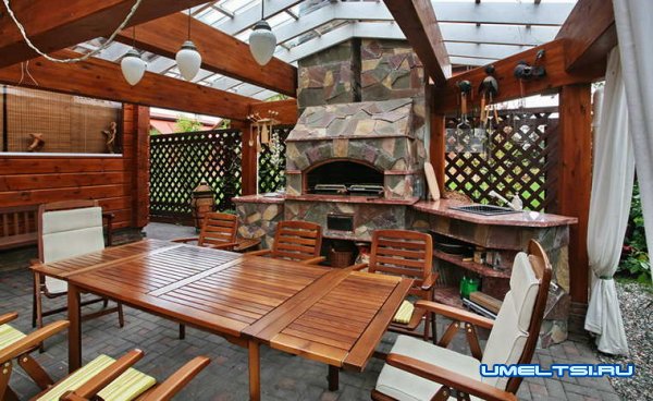 Зона барбекю (фото)