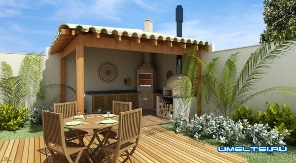 Зона барбекю (фото)