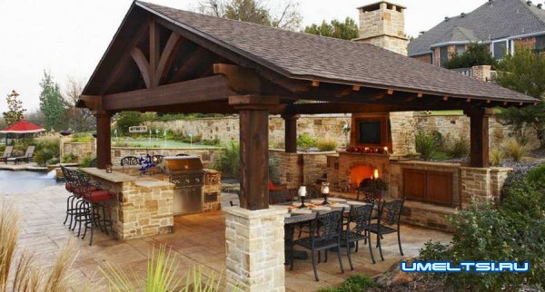 Зона барбекю (фото)