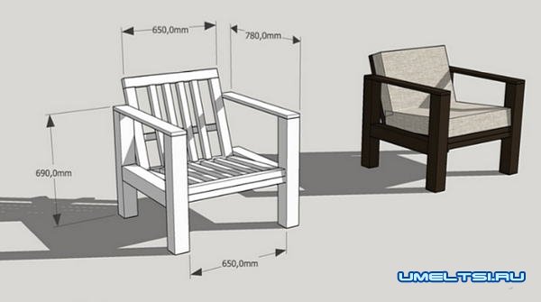 Делаем деревянные кресла для террасы Делаем деревянные кресла для террасы