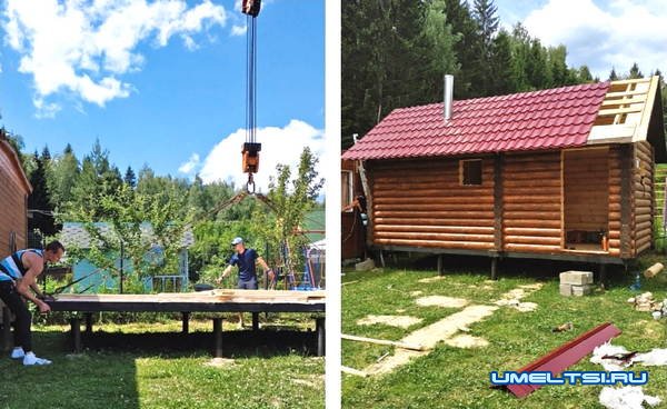 Как построить баню Как построить баню