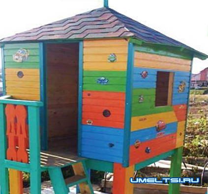 Домик для детей своими руками на сваях Домик для детей своими руками на сваях