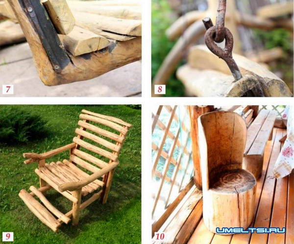 Качели из яблоневых ветвей Качели из яблоневых ветвей