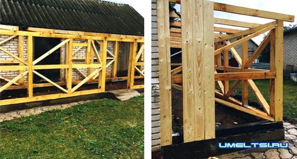 Как сделать хозблок-пристройку Как сделать хозблок-пристройку