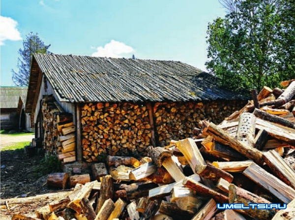 Строим дровяник Строим дровяник