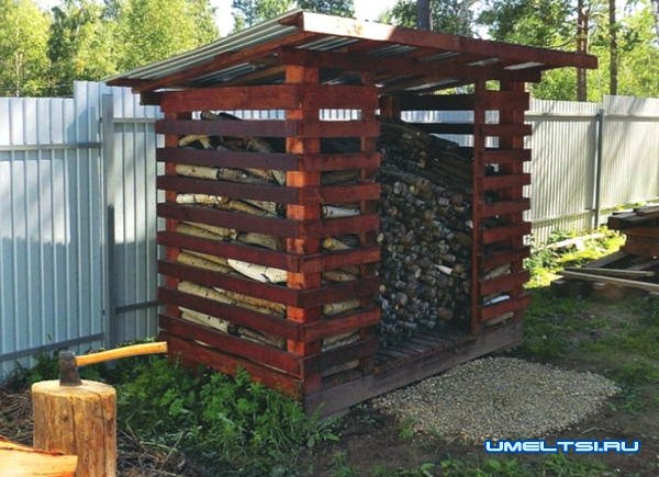 Строим дровяник своими руками Строим дровяник своими руками