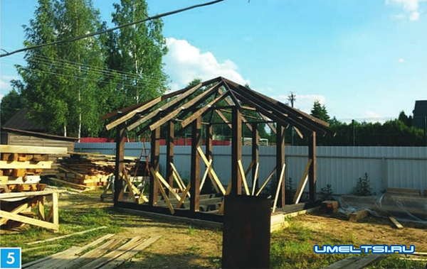 Строим летнюю кухню-беседку Строим летнюю кухню-беседку