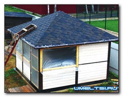 Строим летнюю кухню-беседку своими руками