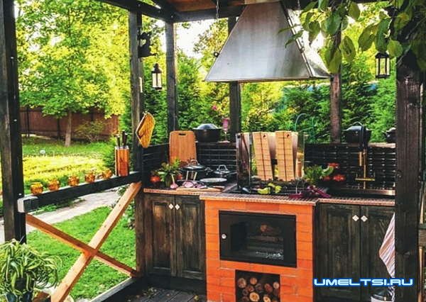 Строим летнюю кухню-беседку Строим летнюю кухню-беседку