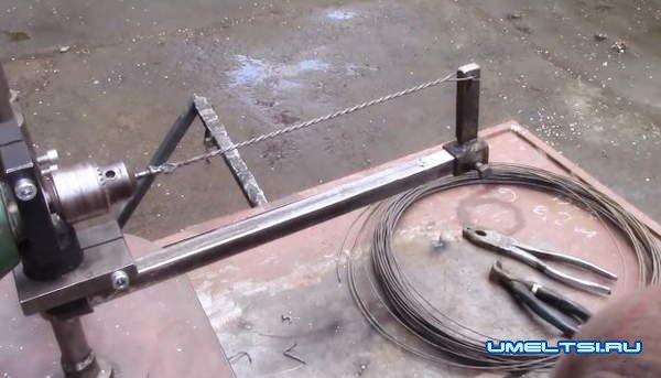 Станок для свивания проволоки Станок для свивания проволоки