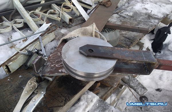 Делаем простой трубогиб для профильных труб - чертеж Делаем простой трубогиб для профильных труб - чертеж